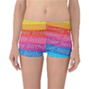 Colorful Happy Birthday Wallpaper Reversible Bikini Bottoms View1