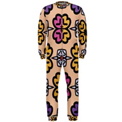 Abstract Seamless Background Pattern Onepiece Jumpsuit (men)  by Simbadda