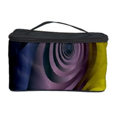 Fractal In Purple Gold And Green Cosmetic Storage Case by Simbadda