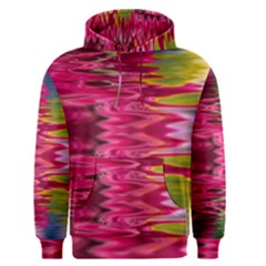 Abstract Pink Colorful Water Background Men s Pullover Hoodie by Simbadda