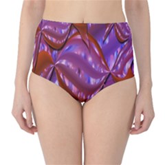 Passion Candy Sensual Abstract High-Waist Bikini Bottoms