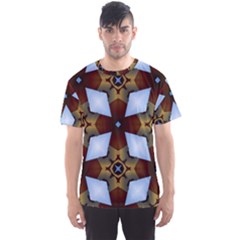 Abstract Seamless Background Pattern Men s Sport Mesh Tee