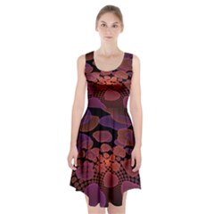 Heart Invasion Background Image With Many Hearts Racerback Midi Dress by Simbadda