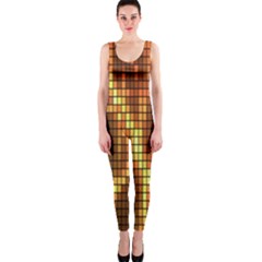 Circle Tiles A Digitally Created Abstract Background Onepiece Catsuit by Simbadda