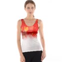 Abstract Love Heart Design Tank Top View1