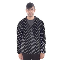 Chrome Abstract Pile Of Chrome Chairs Detail Hooded Wind Breaker (men) by Simbadda