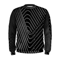 Chrome Abstract Pile Of Chrome Chairs Detail Men s Sweatshirt by Simbadda