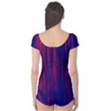 Abstract Color Red Blue Boyleg Leotard  View2