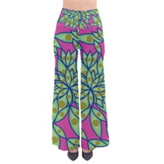 Big Growth Abstract Floral Texture Pants