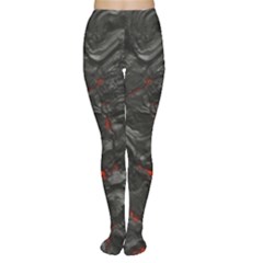 Volcanic Lava Background Effect Women s Tights by Simbadda