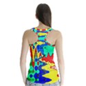 Bright Colours Abstract Racer Back Sports Top View2