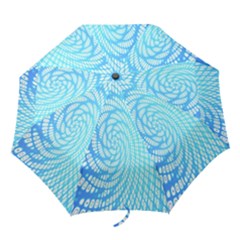 Abstract Pattern Neon Glow Background Folding Umbrellas by Simbadda