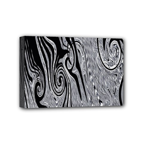 Abstract Swirling Pattern Background Wallpaper Mini Canvas 6  X 4  by Simbadda