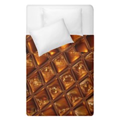 Caramel Honeycomb An Abstract Image Duvet Cover Double Side (single Size) by Simbadda