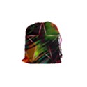 Colorful Background Star Drawstring Pouches (Small)  View1