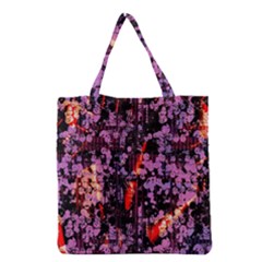 Abstract Painting Digital Graphic Art Grocery Tote Bag by Simbadda