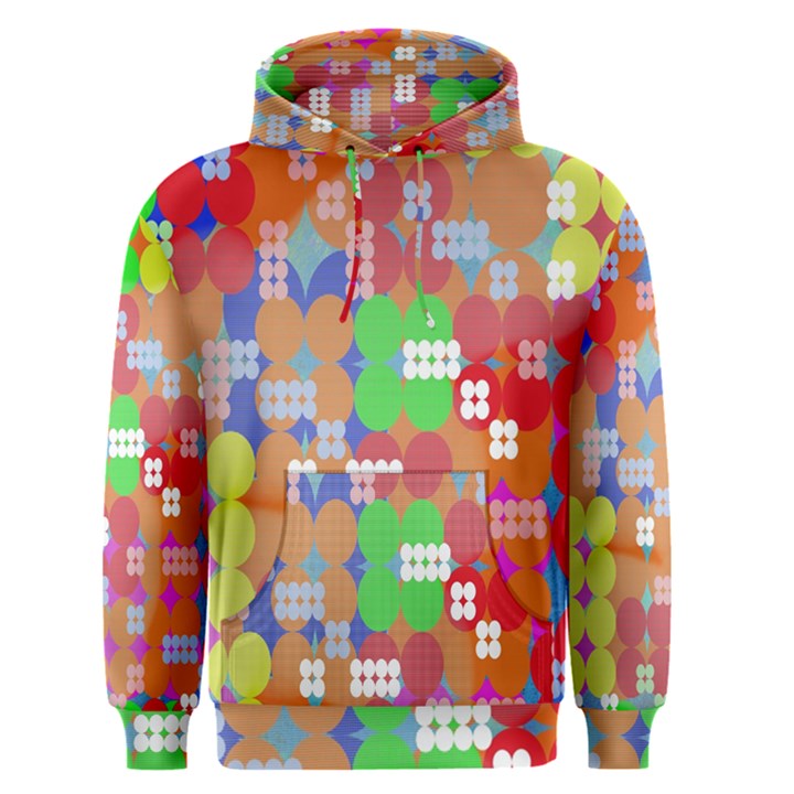 Abstract Polka Dot Pattern Digitally Created Abstract Background Pattern With An Urban Feel Men s Pullover Hoodie