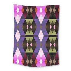 Geometric Abstract Background Art Medium Tapestry by Nexatart