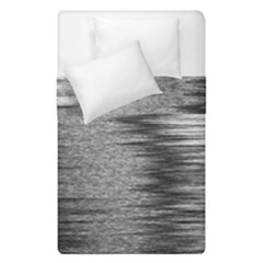 Rectangle Abstract Background Black And White In Rectangle Shape Duvet Cover Double Side (single Size) by Nexatart