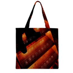 Magic Steps Stair With Light In The Dark Zipper Grocery Tote Bag by Nexatart