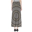 Celestial Pinwheel Of Pattern Texture And Abstract Shapes N Brown Maxi Skirts View2