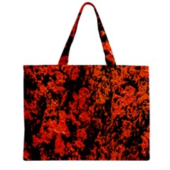 Abstract Orange Background Zipper Mini Tote Bag by Nexatart