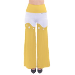Beer Foam Yellow White Pants by Mariart