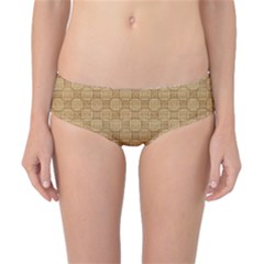 Chess Dark Wood Seamless Classic Bikini Bottoms by Mariart