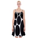 Dalmatian Black Spot Stone Spaghetti Strap Velvet Dress View1