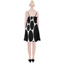 Dalmatian Black Spot Stone Spaghetti Strap Velvet Dress View2