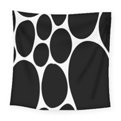 Dalmatian Black Spot Stone Square Tapestry (large) by Mariart