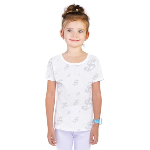Dollar Sign Transparent Kids  One Piece Tee by Mariart