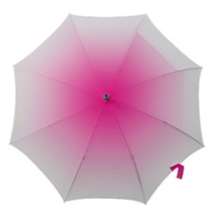 Gradients Pink White Hook Handle Umbrellas (small)