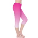 Gradients Pink White Capri Leggings  View4