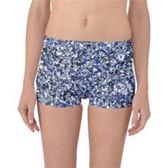 Electric Blue Blend Stone Glass Boyleg Bikini Bottoms