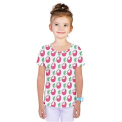 Fruit Pink Green Mangosteen Kids  One Piece Tee