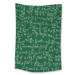 Formula Number Green Board Large Tapestry