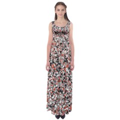 Hurley Mix Electric Electric Red Blend Empire Waist Maxi Dress by Mariart