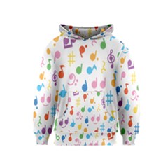 Musical Notes Kids  Pullover Hoodie