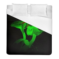 Neon Green Resolution Mushroom Duvet Cover (full/ Double Size) by Mariart