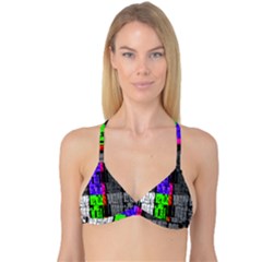 Repeated Tapestry Pattern Reversible Tri Bikini Top by Nexatart