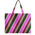 Pink And Green Abstract Pattern Background Zipper Mini Tote Bag View2