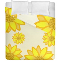 Sunflowers Flower Floral Yellow Duvet Cover Double Side (california King Size) by Mariart