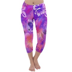 Littie Birdie Abstract Design Artwork Capri Winter Leggings  by Nexatart