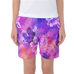 Littie Birdie Abstract Design Artwork Women s Basketball Shorts by Nexatart