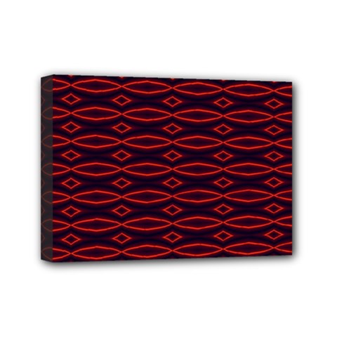 Repeated Tapestry Pattern Abstract Repetition Mini Canvas 7  X 5  by Nexatart