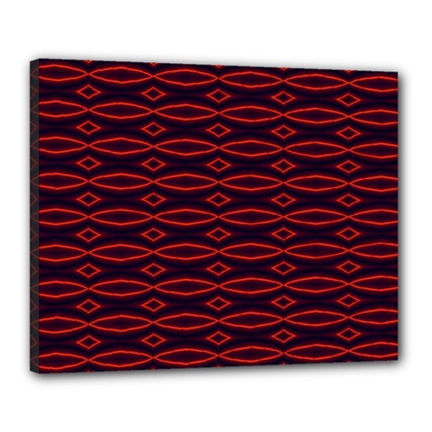 Repeated Tapestry Pattern Abstract Repetition Canvas 20  X 16  by Nexatart