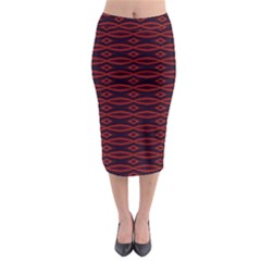 Repeated Tapestry Pattern Abstract Repetition Midi Pencil Skirt by Nexatart