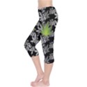 Cannabis Marijuana Capri Leggings  View3