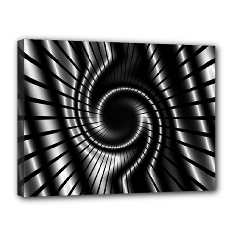 Abstract Background Resembling To Metal Grid Canvas 16  X 12  by Nexatart